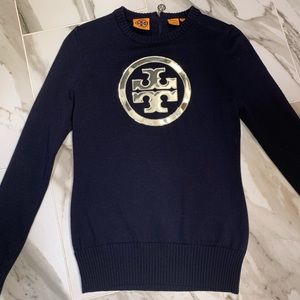 Tory Burch Navy sweater small